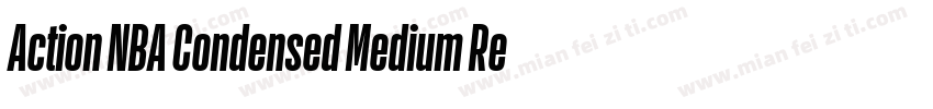 Action NBA Condensed Medium Regular字体转换